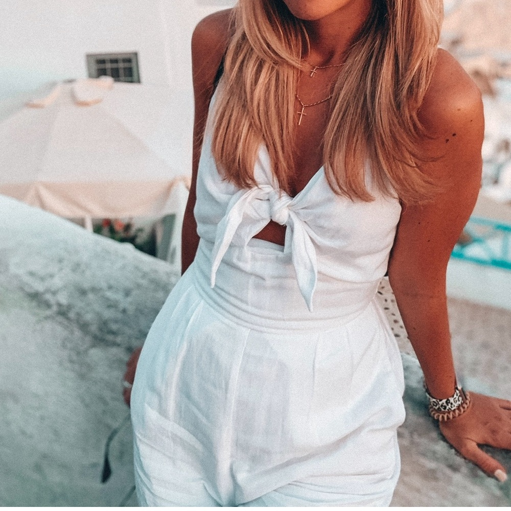 White romper/jumpsuit